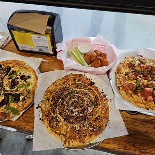 all the food in one