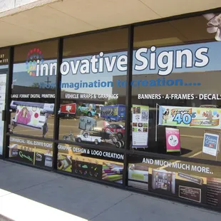 The front of our building.