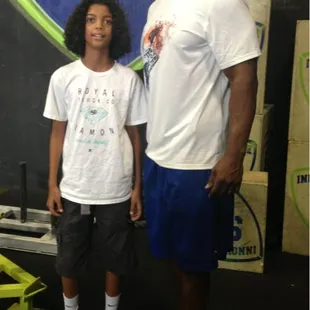 Oliver and Coach Toraino