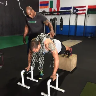 Working on strength.