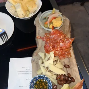 Meat and cheese plate