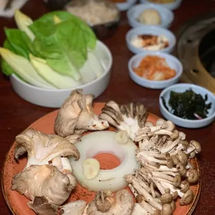 Mushrooms for the bbq