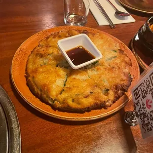 Seafood pancake