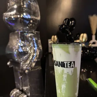 "Perfect Matcha" with boba