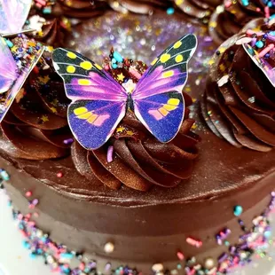 Chocolate Butterfly Cake