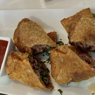 Special Philly Cheesesteak Egg Rolls