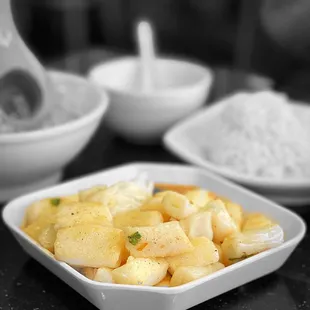 Pan Fried Rice Sheet Roll with Dried Shrimp @whaevaeats