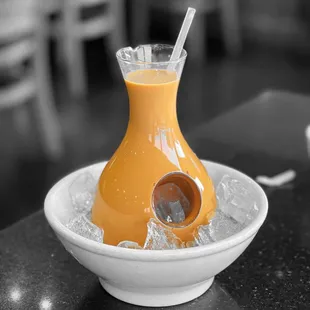 Chilled Milk Tea @whaevaeats