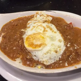 Minced Beef and Egg Plate