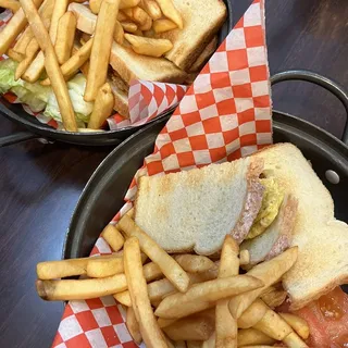 Spam and Egg Sandwich