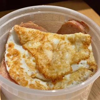 Spam and Egg Instant Noodle