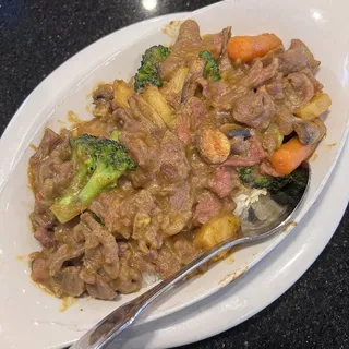 Baked Beef with Curry Sauce
