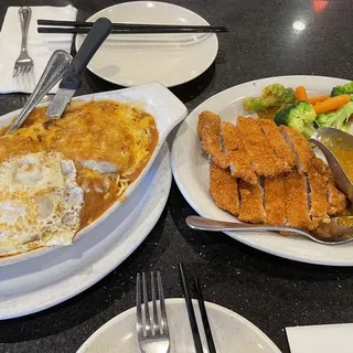 Curry Pork Chop Cutlet