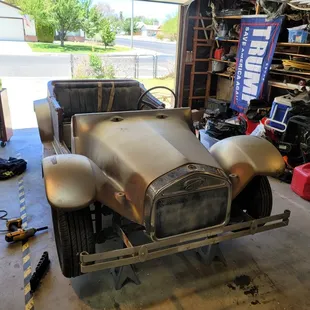 1967 vw maxi taxi restoration project for a customer just starting