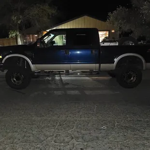 Lift kit installed