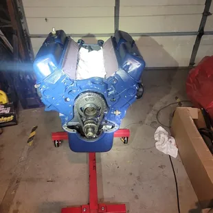 Custom motor build for a customer&apos;s classic 67&apos; Mercury Cougar
