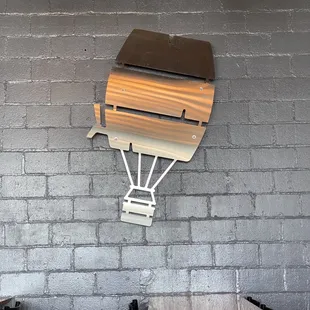 a hot air balloon on the wall