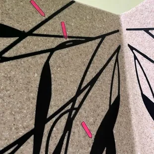 Areas with seams/cracks.  There are WAAAAAY more than this....