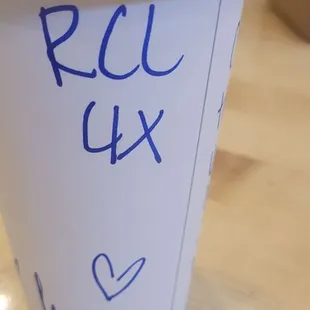 They added cute hearts.