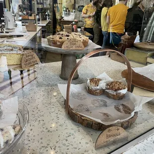 Lemons lavender pound cakes, muffins and gluten free scone