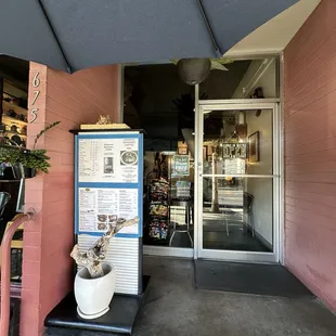 outside