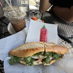 Lemongrass Chicken Sandwich