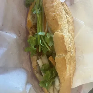 Lemongrass Chicken Banh Mi