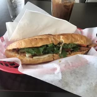 Lemongrass Bahn Mi Sandwich