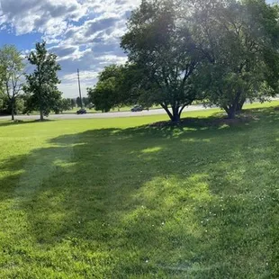 Towards the golf course