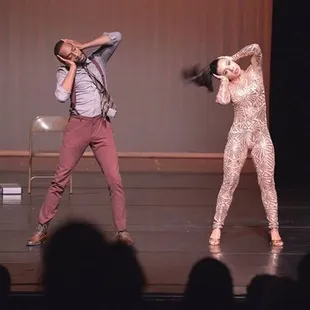 Hip hop and spoken word in amongst the ballet and modern.  Part ofOyo Dance Company's mission is "Diverse presentation."