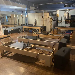 Fully equipped Pilates studio