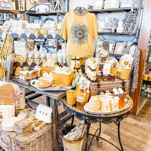 a variety of food items