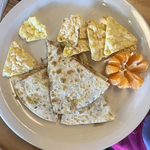 Kids Banana, Peanut Butter, Honey Quesadilla