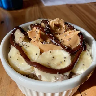 Chia Breakfast Pudding with Cocao Banana Nut