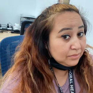 The "saving money" at home hair coloring