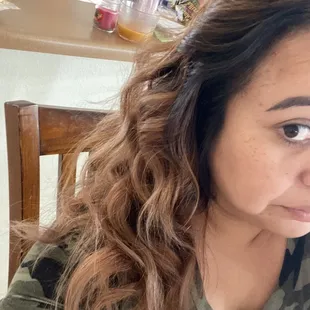 My beautiful new hair.