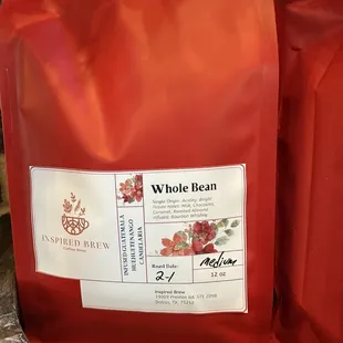 Whole Coffe bean bag