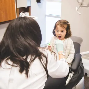 Dr. Caudillo&apos;s background in being a RN at Children&apos;s Hospital helps give her the expertise and patience when working with children.