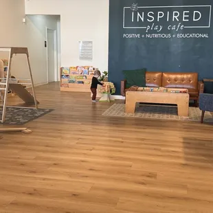 children playing in the playroom