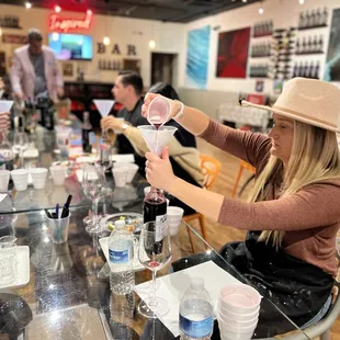 Wine blending class!