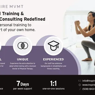 Send us a message and let us know more about you and your goals. We'll review your information and past medical history to design a program.