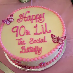 Custom 12&quot; chocolate and vanilla layers with absolutely perfect buttercream icing!