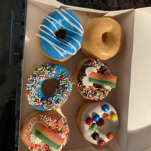 Half a dozen donuts
