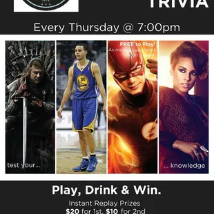 Got Trivia skills? Come test your knowledge every Thursday at the IR, beginning 3/28!  #IRDiveBar