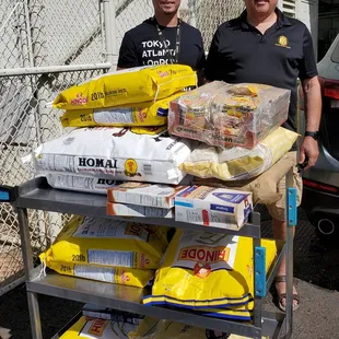 Rice donations from BIG to IHS December 2021