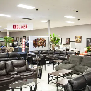 Leather Motion or Power Recliners