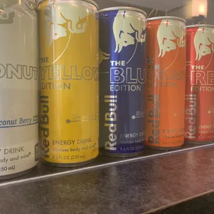 INTENSE REDBULL SMOOTHIES! Come try them today! New Coconut Berry Zinger is available NOW!