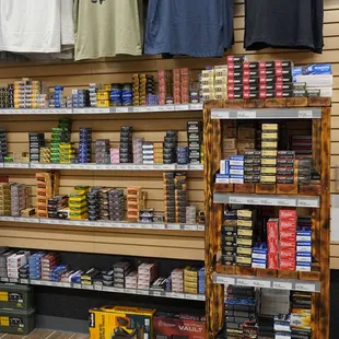 Talk about ammo selection! Every bit of brass and ammo you will ever want.