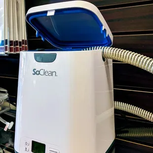 SoClean attaches to your CPAP machine and cleans all your supplies!