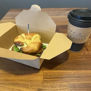 Breakfast Croissant Sandwich